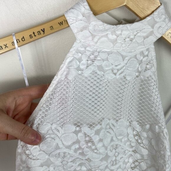 Guess Lexie Romper True White Lace Playsuit Womens Size 0 New With Tags Flaw NWT - Picture 15 of 16